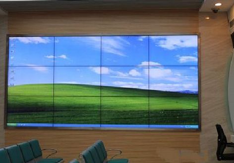 青川液晶拼接屏的另类用法。